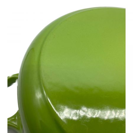 LE CREUSET (ルクルーゼ) 両手鍋 グリーン 24cm浅型 ココット・ジャポネーズ