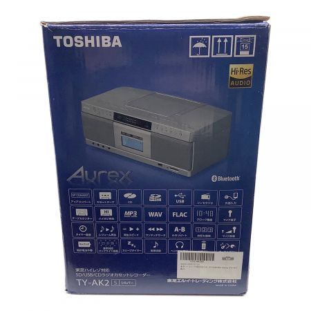TOSHIBA (トウシバ) ハイレゾ対応SD/USB/CDラジカセ TY-AK2 2023年製 -