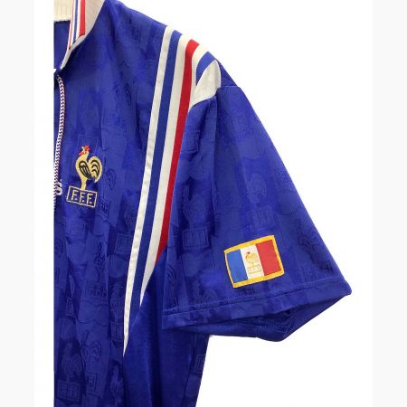 adidas (アディダス) 1996 サッカーフランス代表ユニフォーム ブルー サイズ:L