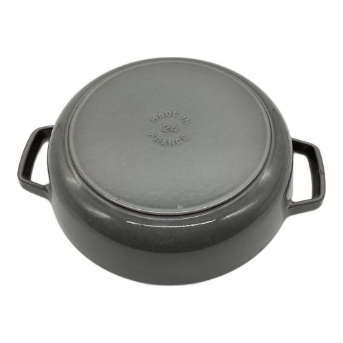 Staub (ストウブ) 両手鍋 グレー 40502-291 グランドココット