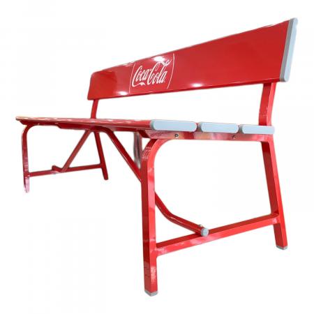 コカ・コーラ/Coca Cola アルミベンチ 幅150cm Coca Cola (コカコーラ) アルミベンチ レッド GAB-1500