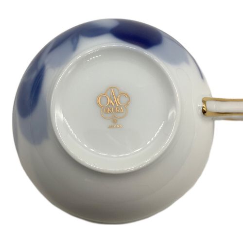 大倉陶園 (オオクラトウエン) ティーセット オールドブルーローズ(8211) カップ&ソーサー2P・プレート2Pセット