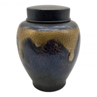 清穂堂 茶筒 銅製