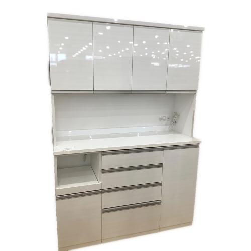 ニトリ レンジボード ホワイト 314 4枚扉 スライド台 リガーレ