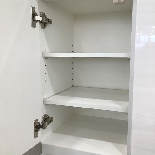 ニトリ レンジボード ホワイト 314 4枚扉 スライド台 リガーレ