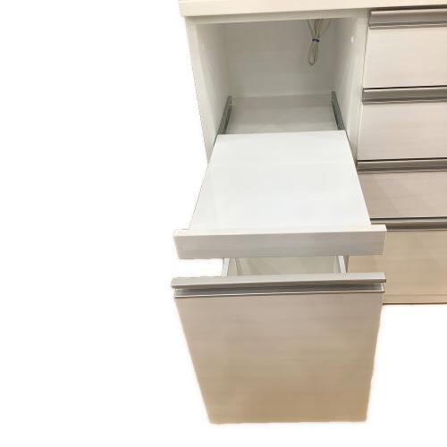 ニトリ レンジボード ホワイト 314 4枚扉 スライド台 リガーレ