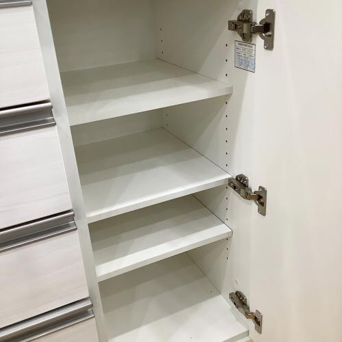 ニトリ レンジボード ホワイト 314 4枚扉 スライド台 リガーレ