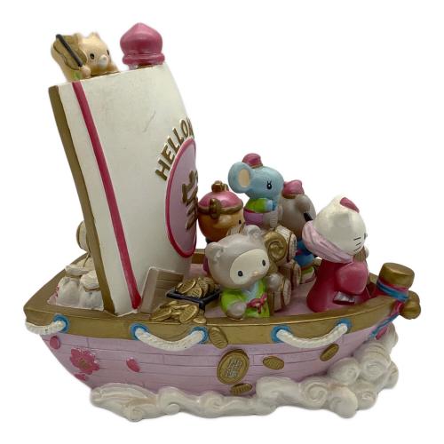 サンリオキャラクター 宝船 七福神 置物