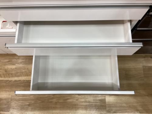 松田家具 (マツダカグ) レンジボード ホワイト 192 2枚スライド扉