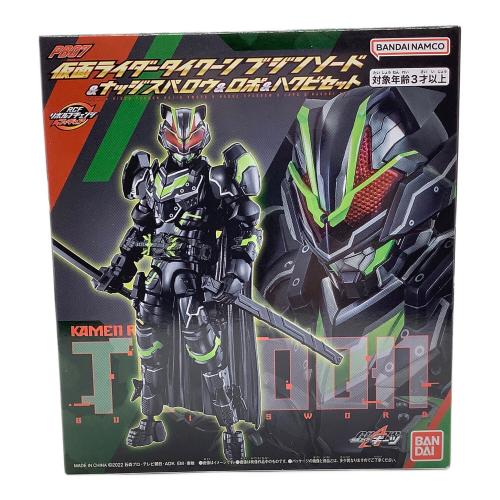 BANDAI (バンダイ) 仮面ライダーフィギュア 仮面ライダータイクーン ブジンソード＆ナッジスパロウ＆ロポ＆ハクビセット 「仮面ライダーギーツ」