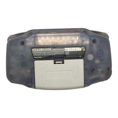 Nintendo (ニンテンドウ) GAMEBOY ADVANCE AGB-001 経年の為保証無/画面内シワ有
