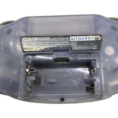 Nintendo (ニンテンドウ) GAMEBOY ADVANCE AGB-001 経年の為保証無/画面内シワ有