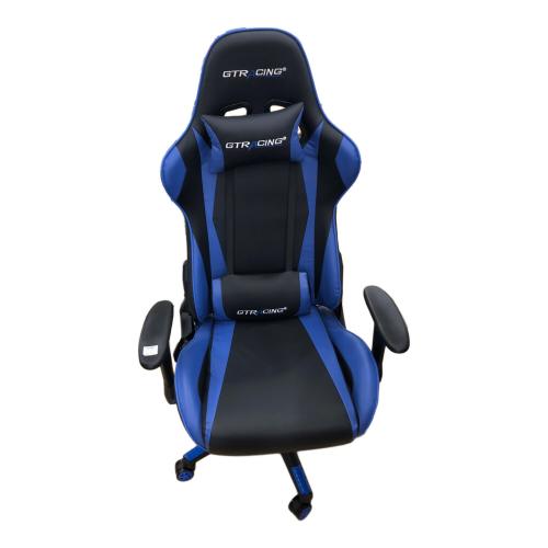 GTRACING ゲーミングチェア ブルー×ブラック 1人掛け