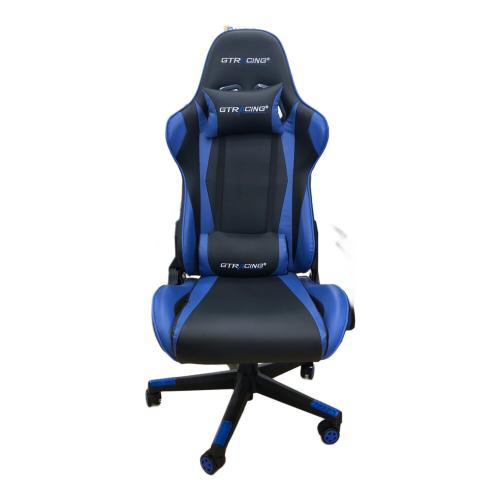 GTRACING ゲーミングチェア ブルー×ブラック 1人掛け
