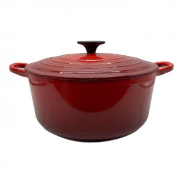 LE CREUSET (ルクルーゼ) 両手鍋 レッド ココット・オーバル 27