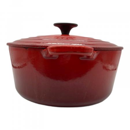 LE CREUSET (ルクルーゼ) ココットロンド 20cm レッド｜トレファクONLINE