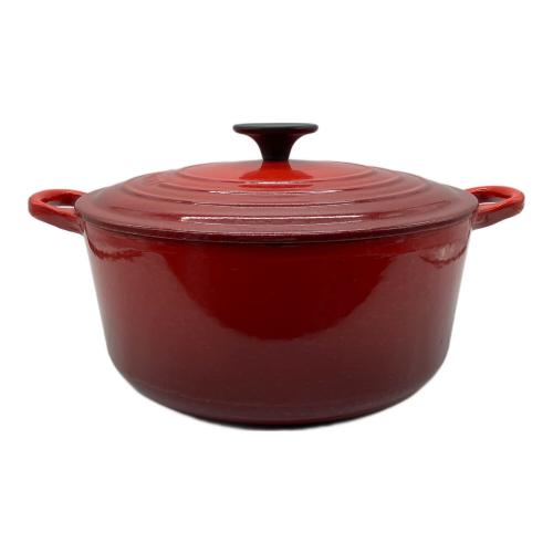 LE CREUSET (ルクルーゼ) ココットロンド 20cm レッド