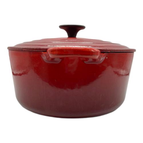 LE CREUSET (ルクルーゼ) ココットロンド 20cm レッド