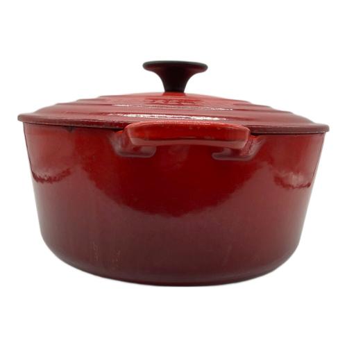 LE CREUSET (ルクルーゼ) ココットロンド 20cm レッド