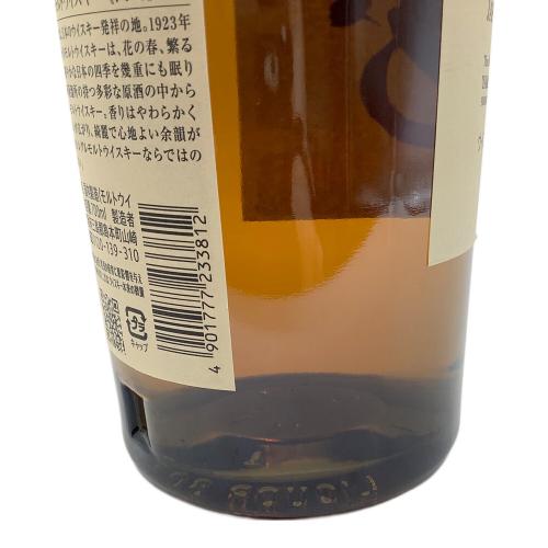 サントリー シングルモルトウィスキー 700ml 山崎 未開封