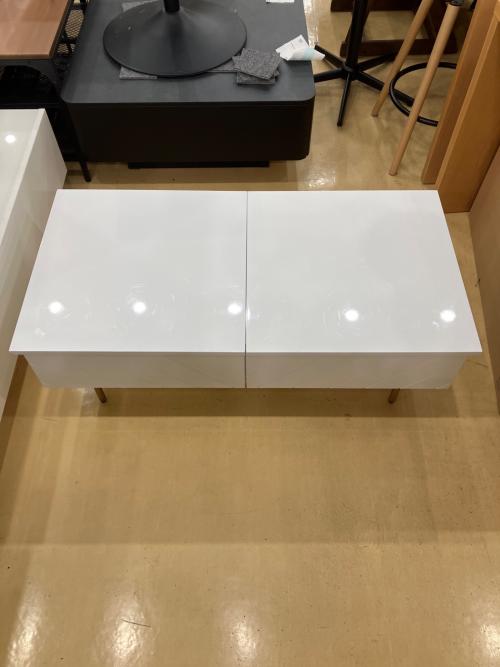 Franc franc (フランフラン) リフティングテーブル ホワイト ソルティール