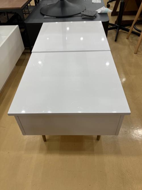 Franc franc (フランフラン) リフティングテーブル ホワイト ソルティール