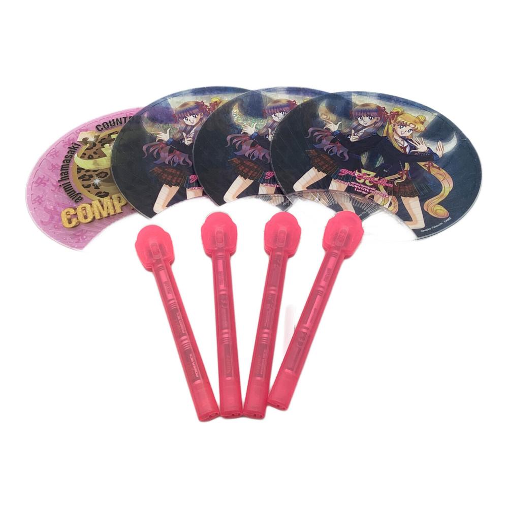 (美品)浜崎あゆみ　光るうちわ 2025 3枚セット 浜崎あゆみ 2024-2025カウントダウンライブうちわセット