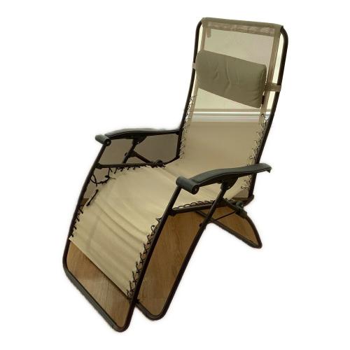 アウトドアリクライニングチェア ベージュ ST1165