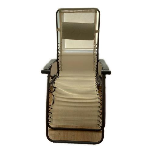 アウトドアリクライニングチェア ベージュ ST1165