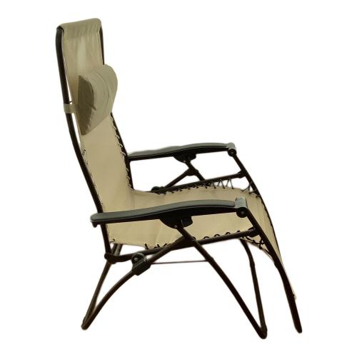 アウトドアリクライニングチェア ベージュ ST1165