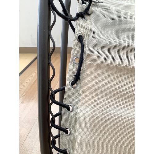 アウトドアリクライニングチェア ベージュ ST1165