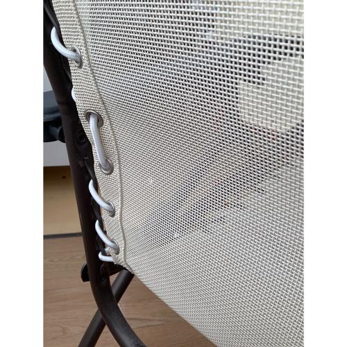 アウトドアリクライニングチェア ベージュ ST1165