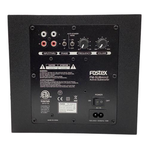 Fostex (フォステクス) サブウーファー PM-SUBmini2 228