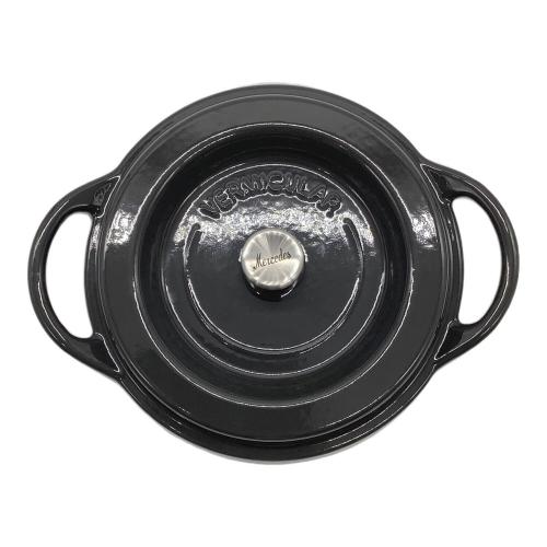 VERMICULAR (バーミキュラ) オーブンポットラウンド ブラック MBK18R