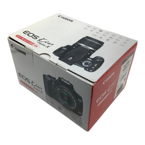 Canon EOS KISS DIGITAL X デジタル一眼レフカメラ EF 55-200mmレンズ・フィルター×２付 EF-S 18-55Ⅱ USM 0410119990