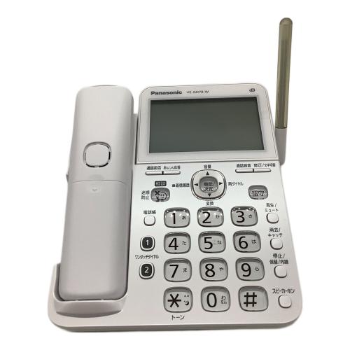 Panasonic (パナソニック) 子機付電話機 VE-GD78DL未使用品