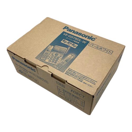 Panasonic (パナソニック) 子機付電話機 VE-GD78DL未使用品