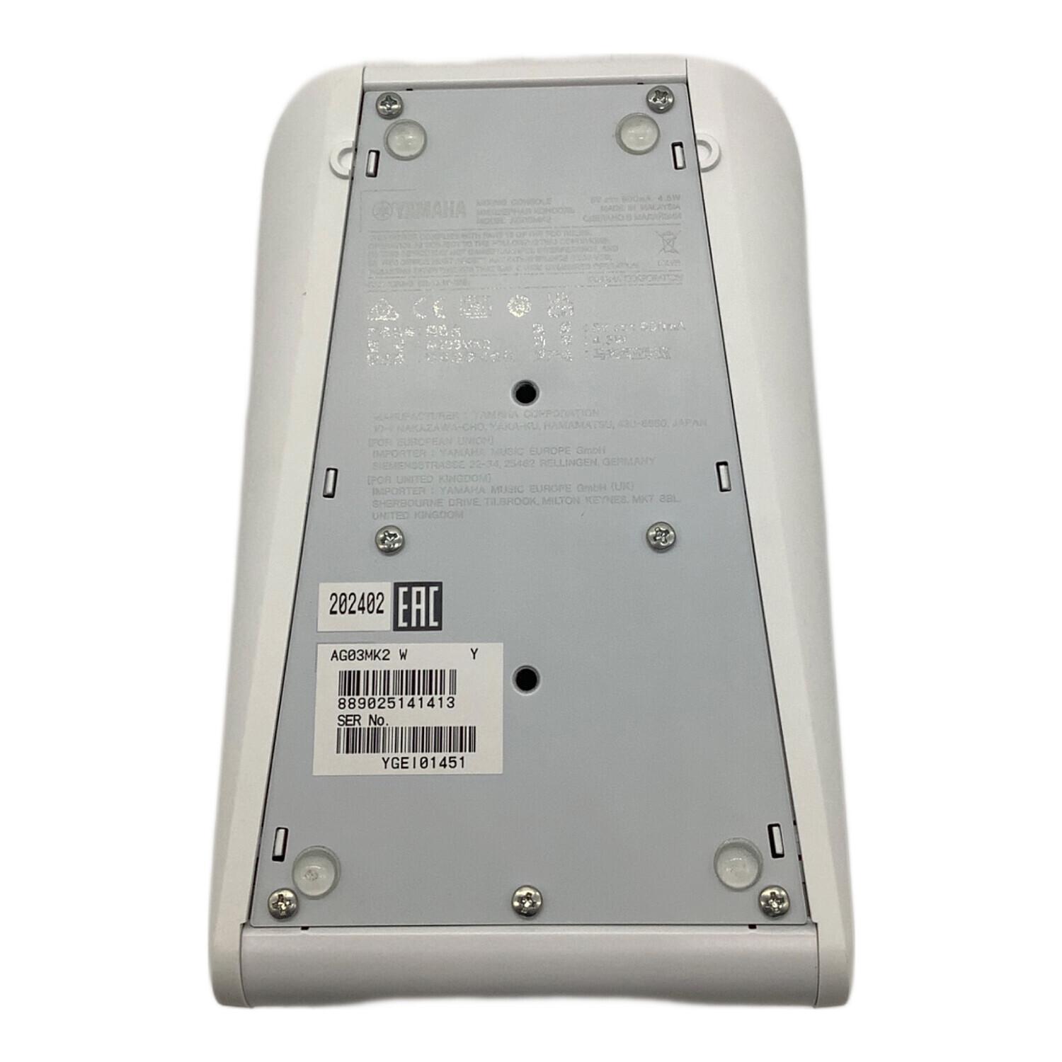 YAMAHA (ヤマハ) AG03 MK2｜トレファクONLINE