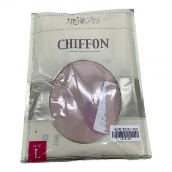 天使の綿 シフォン ハイネック長袖 SIZE Lサイズ