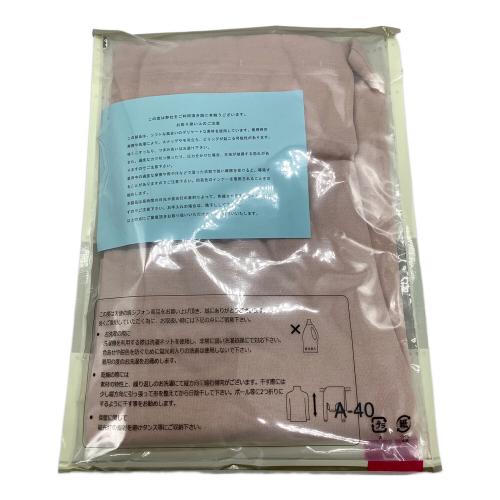 天使の綿 シフォン ハイネック長袖 SIZE Lサイズ