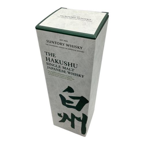 サントリー ジャパニーズウィスキー 700ml 白州 シングルモルト 未開封