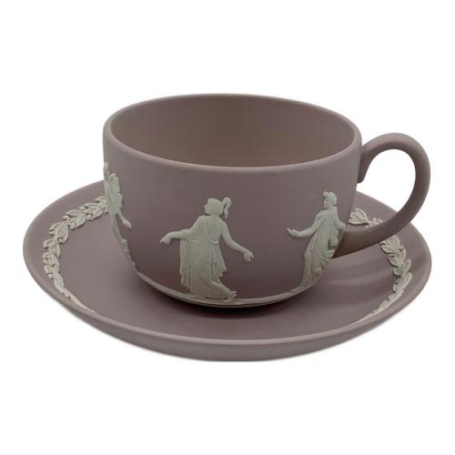 Wedgwood (ウェッジウッド) カップ&ソーサー イングランド製 ヨゴレ有 ジャスパーウェア