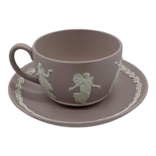 Wedgwood (ウェッジウッド) カップ&ソーサー イングランド製 ヨゴレ有 ジャスパーウェア