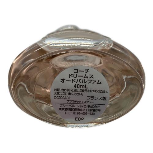 COACH (コーチ) オードパルファム 40ml 残量80%-99% ドリームス