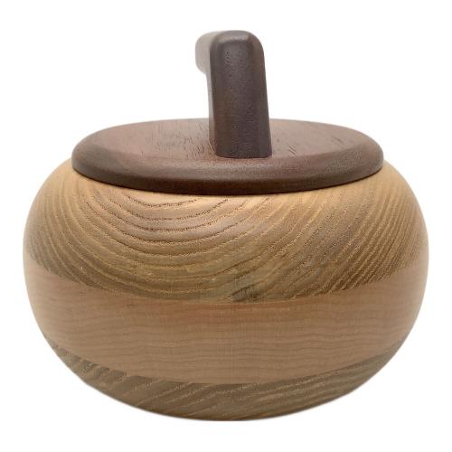 カーリング型印鑑ケース 天然木