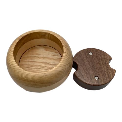 カーリング型印鑑ケース 天然木