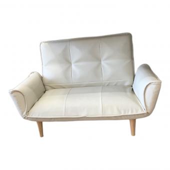 セルタン 2人掛けソファー ホワイト 合皮