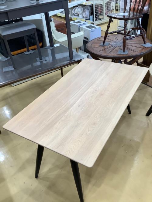 NAGANO INTERIOR (ナガノインテリア) ダイニングテーブル DT618-5S3D 317 ナチュラル×ブラック