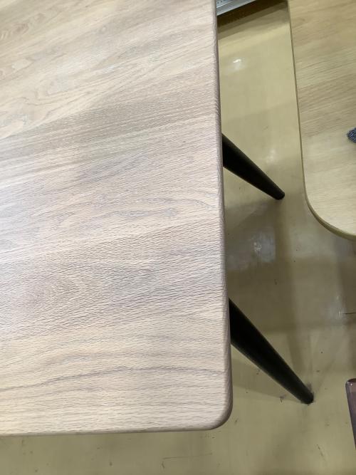 NAGANO INTERIOR (ナガノインテリア) ダイニングテーブル DT618-5S3D 317 ナチュラル×ブラック