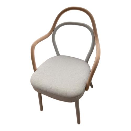 秋田木工 (アキタモッコウ) ダイニングチェアー ナチュラル×ホワイト magekko